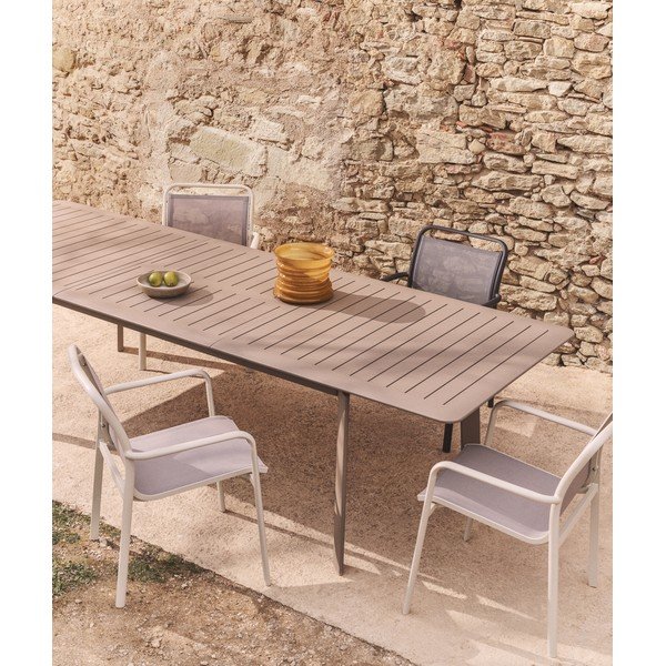 Iš metalo sodo valgomojo stalas 100x205 cm Brela – Kave Home-image-2