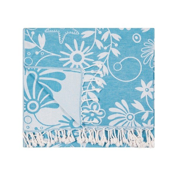 Turkio spalvos hamamo rankšluostis Kate Louise Helene, 165 x 100 cm-image-4