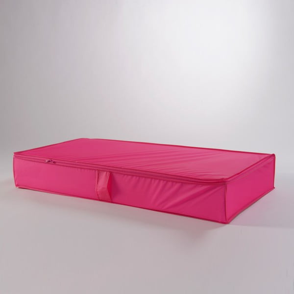 Rožinė laikymo dėžė "Compactor" drabužių dėžė, 100 x 15 cm