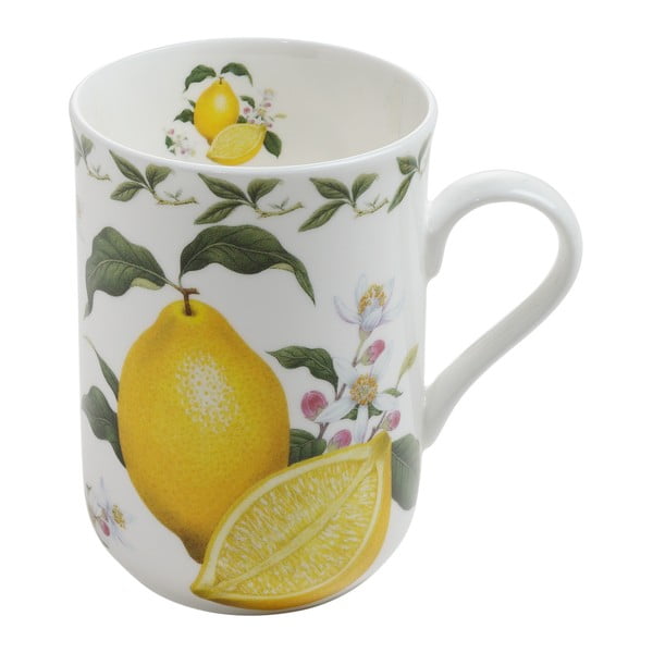 Kaulinio porceliano puodelis "Maxwell & Williams Orchard Fruits Lemon", 320 ml