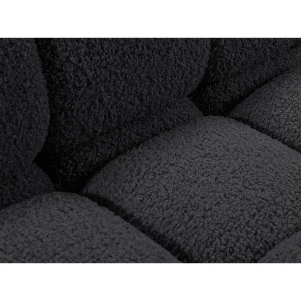 Iš boucle sofa antracito spalvos 288 cm Bellis – Micadoni -image-1