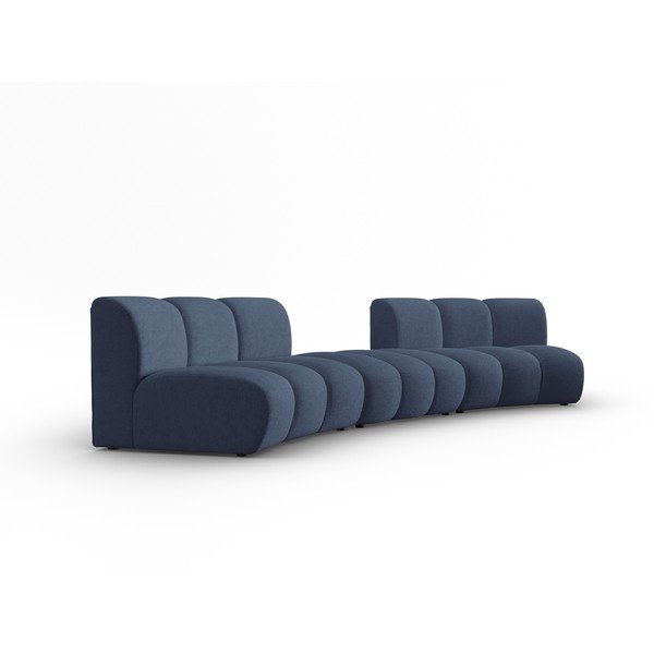 Sofa mėlynos spalvos 367 cm Lupine – Micadoni Home-image-2