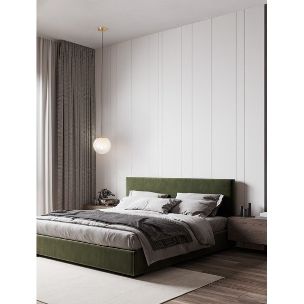 Baltos spalvos/auksinės spalvos iš stiklo kabantis šviestuvas ø 20 cm Vita – Nova Luce-image-1