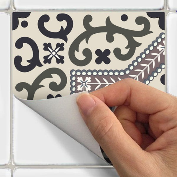 60 dekoratyvinių sieninių lipdukų rinkinys Ambiance Tango, 120 x 200 cm-image-1