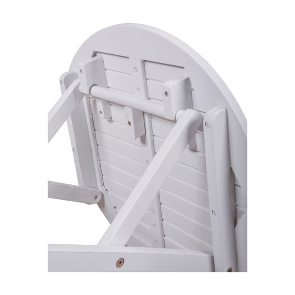 Iš eukalipto masyvo apvalios formos sodo šoninis staliukas ø 50 cm Mesa – Garden Pleasure-image-1