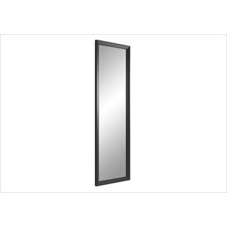 Sieninis veidrodis juodu rėmu Styler Paris, 47 x 147 cm