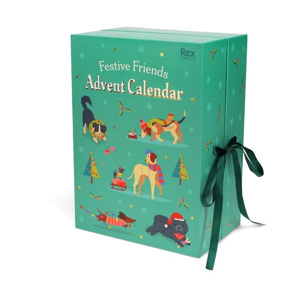 Advento kalendorius 37,5 cm Festive Friends – Rex London-image-2