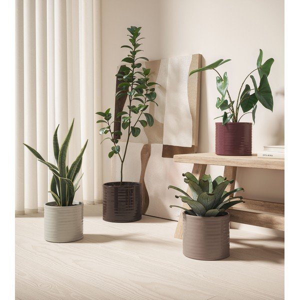 Iš keramikos rankų darbo gėlių vazono dangtelis ø 25 cm Fortuna – Artevasi-image-4