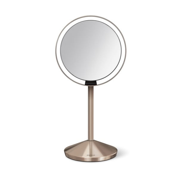 Kosmetinis veidrodis (10x) su apšvietimu/didinantis ø 12 cm Travel – simplehuman-image-1