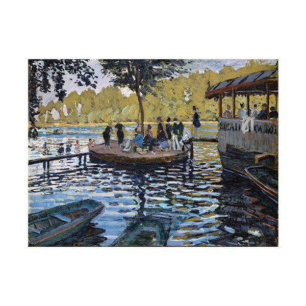 Klodas Monė - Grenouillère, 60x45 cm