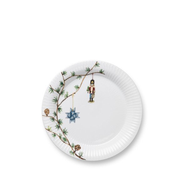 Baltos spalvos iš porceliano  lėkštė su Kalėdų motyvu ø 27 cm Hammershøi Christmas – Kähler Design