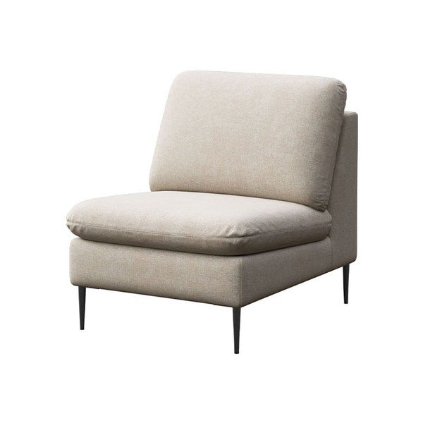 Krėslas kreminės spalvos Moilo – MESONICA-image-2