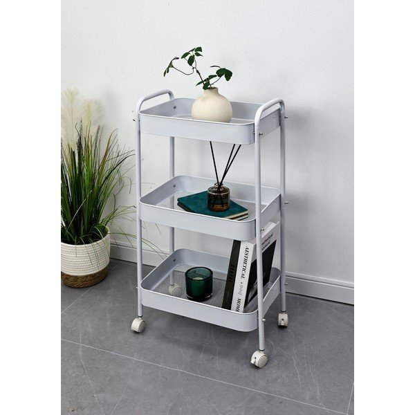 Iš metalo vežimėlis ant ratukų 29,5x41 cm Leiky – Yes Everyday-image-1