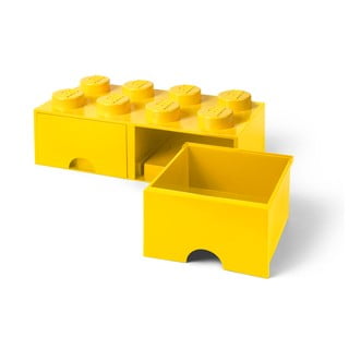 Geltonos spalvos daiktadėžė su dviem stalčiais LEGO®