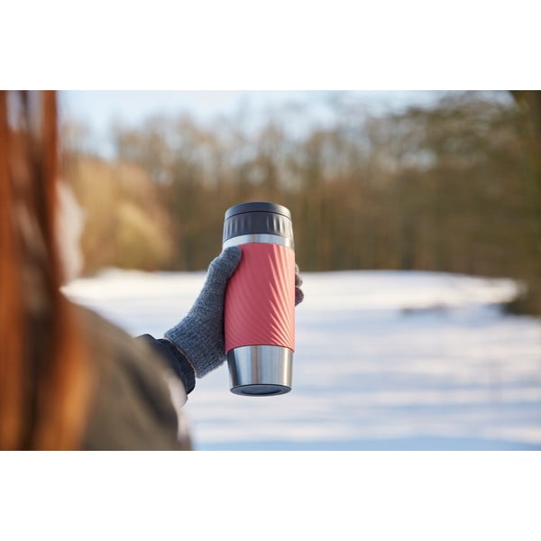 Raudonas termo puodelis 0,36 l Easy Twist - Tefal-image-1