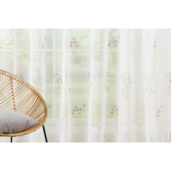 Permatoma užuolaida kreminės spalvos 400x245 cm Felicity – Mendola Fabrics