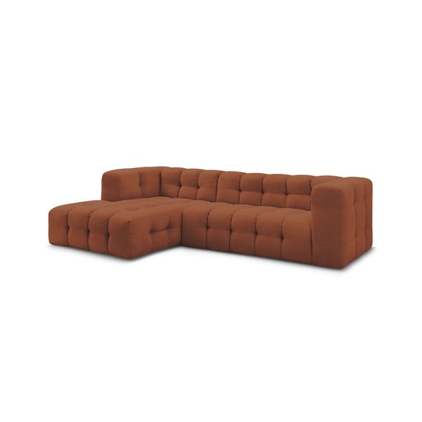 Kampinė sofa oranžinės spalvos Cloud – Bobochic Paris-image-3