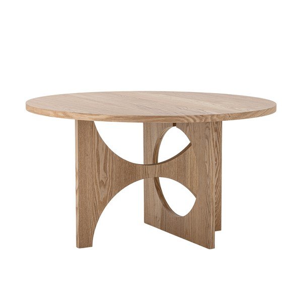 Natūralios spalvos apvalios formos kavos staliukas iš eglės ø 80 cm Alden – Bloomingville