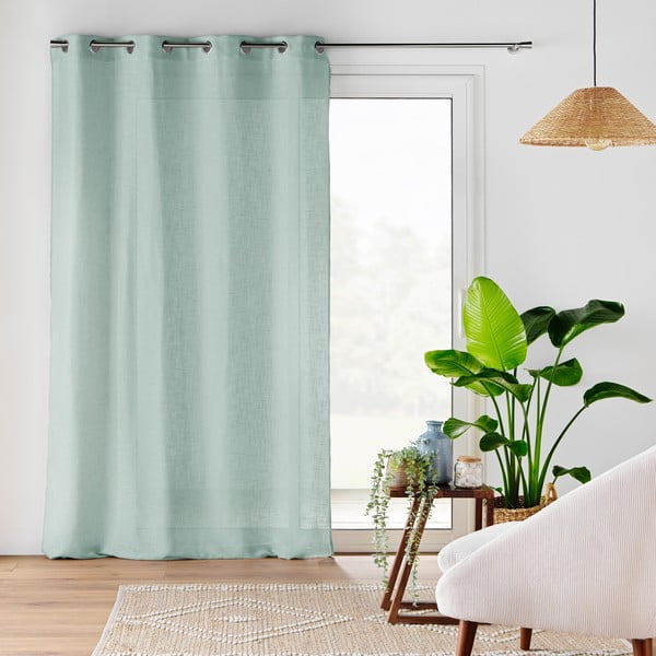 Permatoma užuolaida mėlynos spalvos 140x280 cm Cloris – douceur d'intérieur-image-4