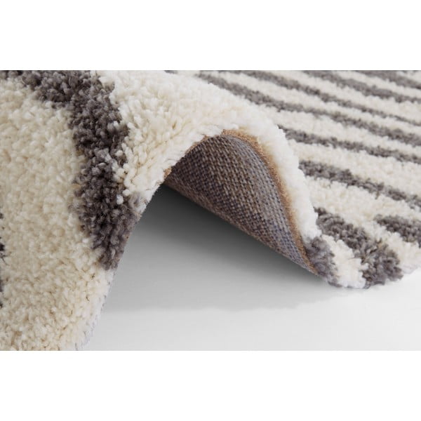 Pilkos/smėlio spalvos kilimas 150x80 cm Striped Animal - Ragami-image-2