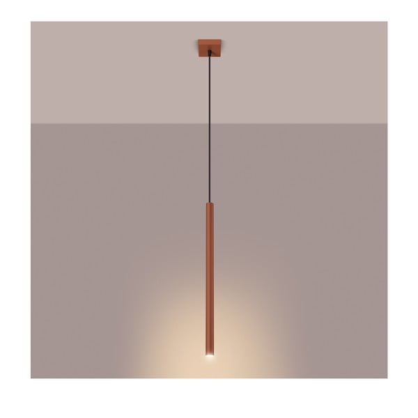 Kabantis šviestuvas raudonos plytų spalvos Fideus – Sollux-image-4