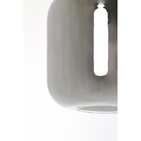 Pilkas lubinis šviestuvas su stikliniu gaubtu ø 16 cm Lekar - Light & Living-image-4