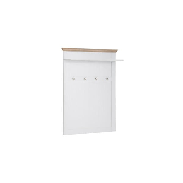 Balta sieninė kabykla su ąžuolo detalėmis Støraa Bruce-image-1