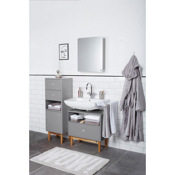 Spintelė po kriaukle pilkos spalvos 66x45 cm Color Bath – Tom Tailor-image-3