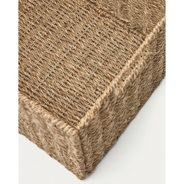 Iš jūržolės krepšiai 2 vnt. lentynai 32x27x22 cm Tossa – Kave Home-image-4