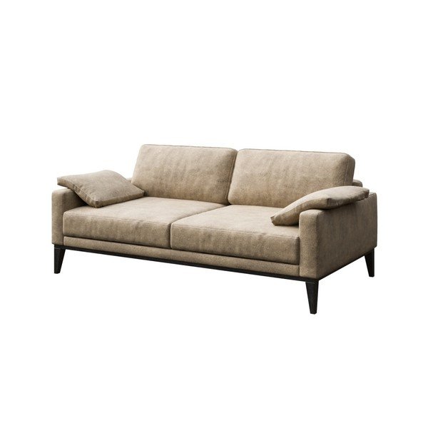 Smėlio spalvos dirbtinės odos sofa MESONICA Musso, 173 cm-image-2