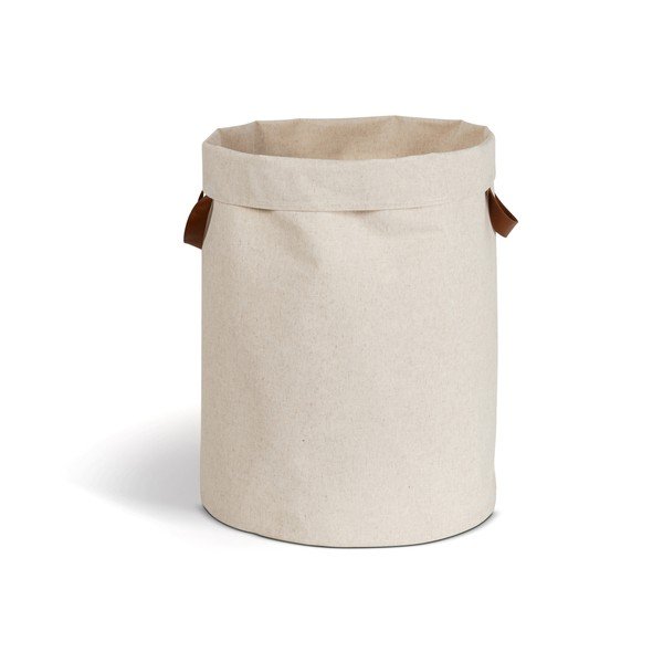 Smėlio spalvos iš tekstilės skalbinių krepšys 69 l Soft Storage – Bigso-image-2