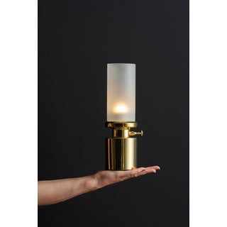 Stalinis šviestuvas auksinės spalvos LED su pritemdymo funkcija (aukštis 29,5 cm) su metaliniu gaubtu/su stiklo gaubtu Camp – Leitmotiv