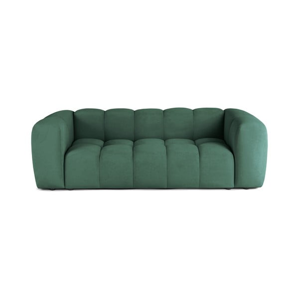 Žalios spalvos iš velveto sofa 225 cm Cube – Bonami Selection