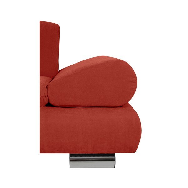 Oranžinė kampinė sofa su reguliuojamu porankiu "Max Winzer Palm Bay", kairysis kampas-image-1