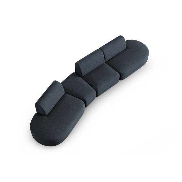 Sofa tamsiai mėlynos spalvos 412 cm Shane – Micadoni Home-image-2