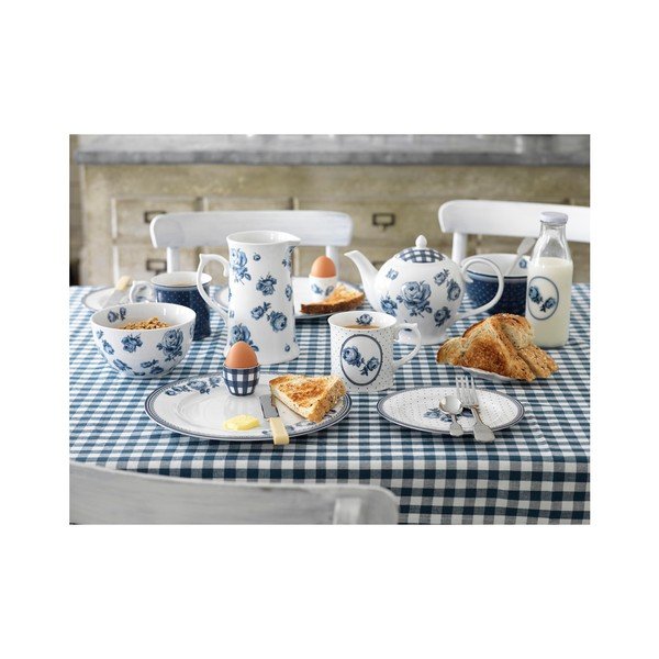 Porcelianinis puodelis su lėkštele "Creative Tops Vintage Indigo", 200 ml-image-4
