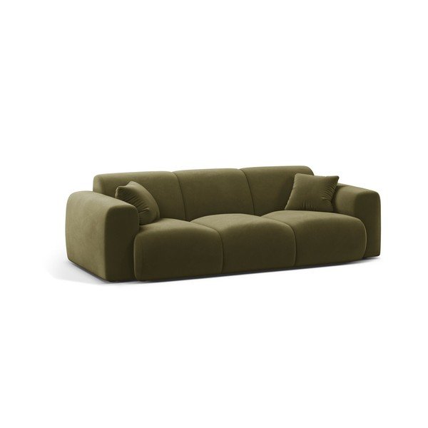 Khaki spalvos sofa iš velveto 235 cm Molino – Micadoni 