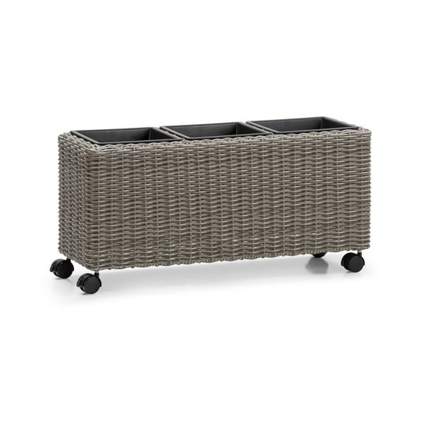 Pilkos spalvos sodo vazonas Bonami Essentials Natural-image-2