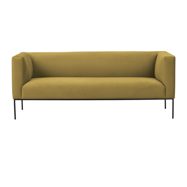 Geltona trijų vietų sofa Windsor & Co" Sofas Neptune