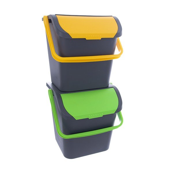 Plastikinė šiukšliadėžė rūšiuotoms atliekoms 28 l Eko - Orion-image-2