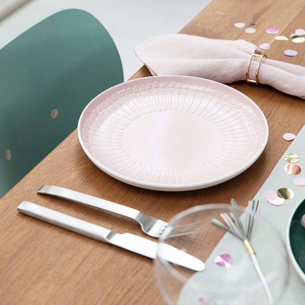 Baltos ir rausvos spalvos porceliano lėkštė Villeroy & Boch Blossom, ⌀ 24 cm-image-4