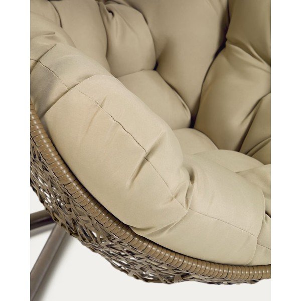 Rudas pakabinamas sodo krėslas Kave Home Florina-image-4
