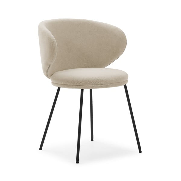 Smėlio spalvos iš audinio valgomojo kėdžių komplektas 2 vnt. Rush – Marckeric