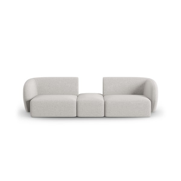 Sofa šviesiai pilkos spalvos 239 cm Shane – Micadoni Home