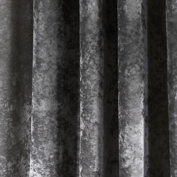 Užuolaidos pilkos spalvos 2 vnt. 168x229 cm Crushed Velvet – Catherine Lansfield-image-2