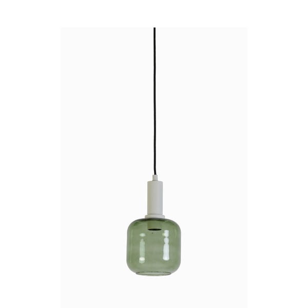 Žalias lubinis šviestuvas su stikliniu gaubtu ø 16 cm Lekar - Light & Living