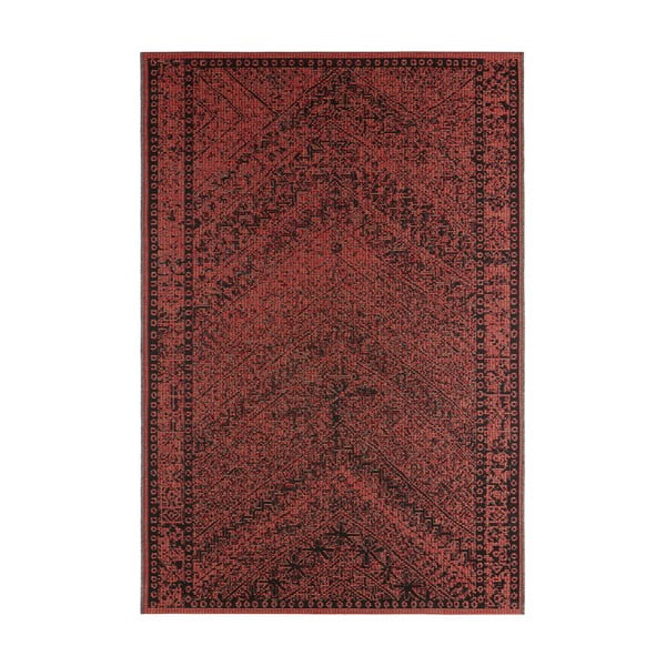 Tamsiai raudonas lauko kilimas NORTHRUGS Mardin, 70 x 140 cm