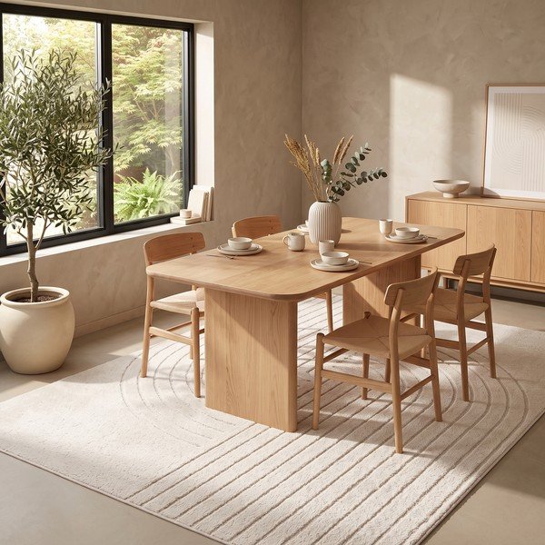 Kreminės spalvos kilimas 200x290 cm Solace – ESTE-image-2