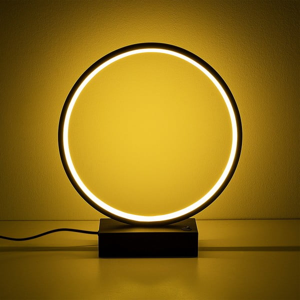 Stalinis šviestuvas juodos spalvos LED (aukštis 35 cm) Halka – Opviq lights-image-2