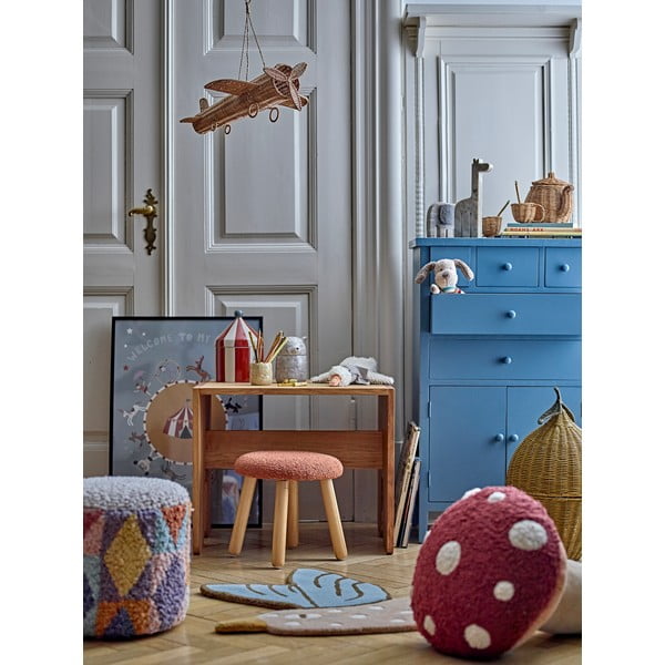 Iš boucle vaikiškas pufas Miaki – Bloomingville Mini-image-3